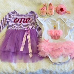 Girl First Birthday Outfits 12 months